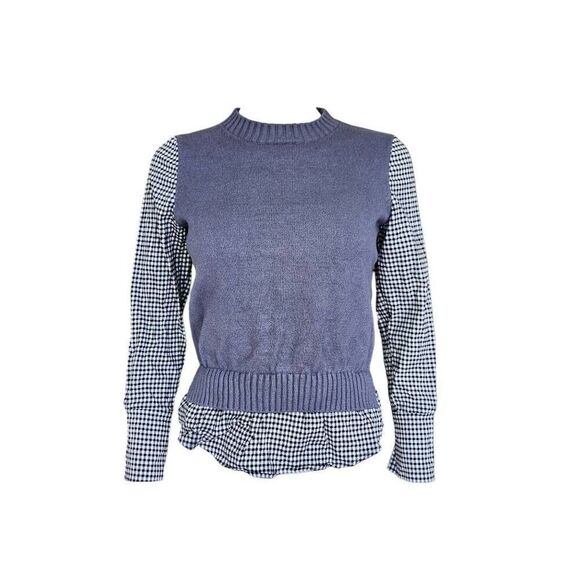 y2k faux-layered blouse - Picture 1 of 6